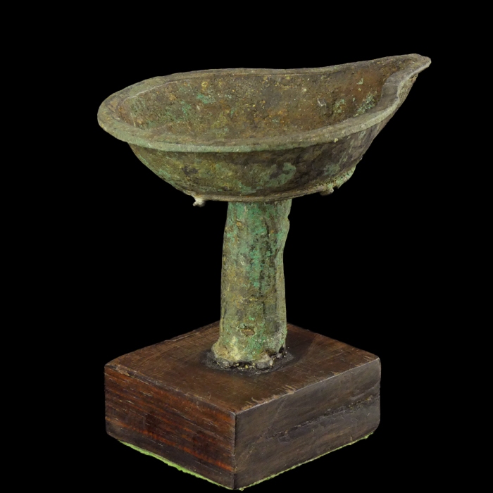 Late Roman - early Byzantine bronze lamp filler
