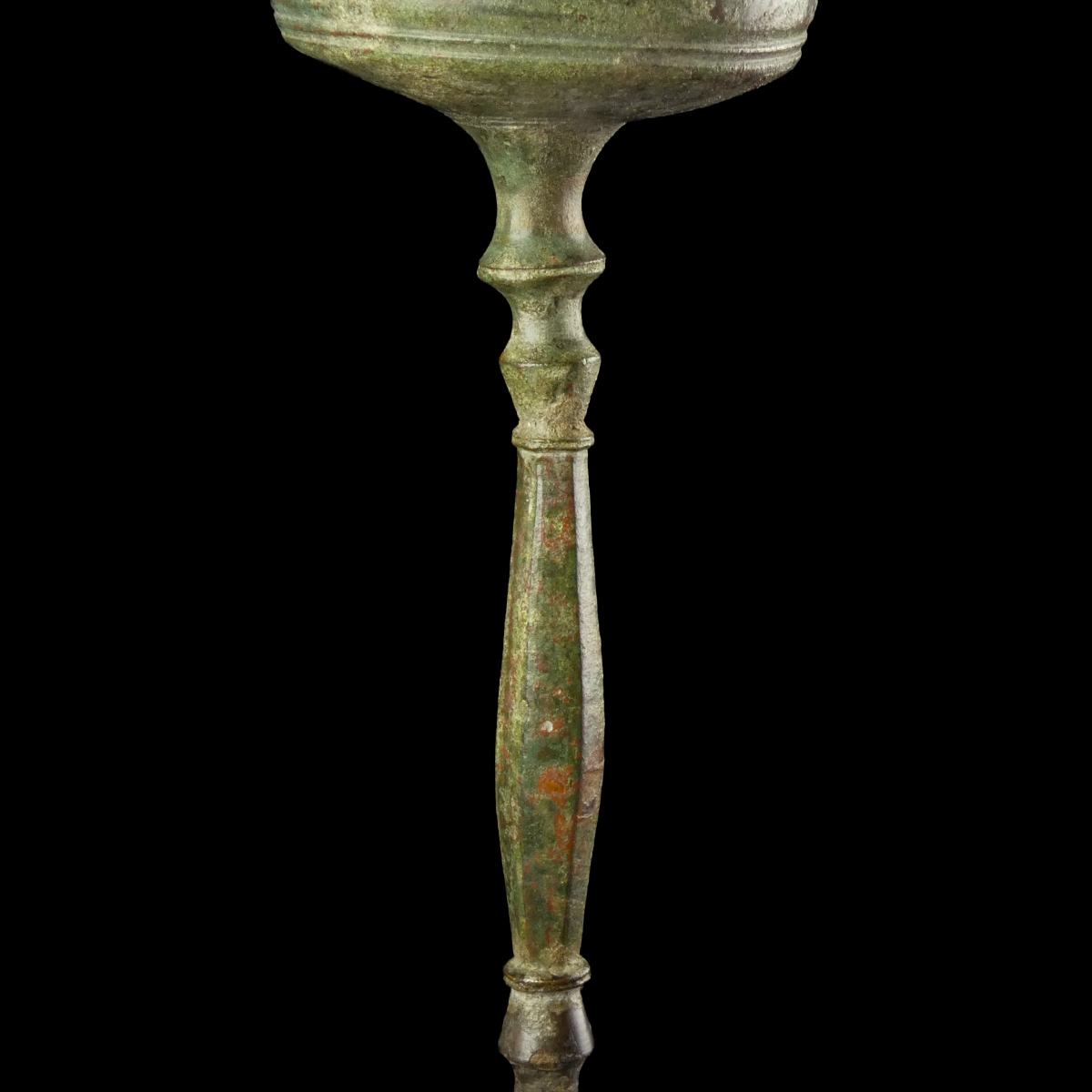 Late Roman to Early Byzantine Bronze Candlestick - Tripod
