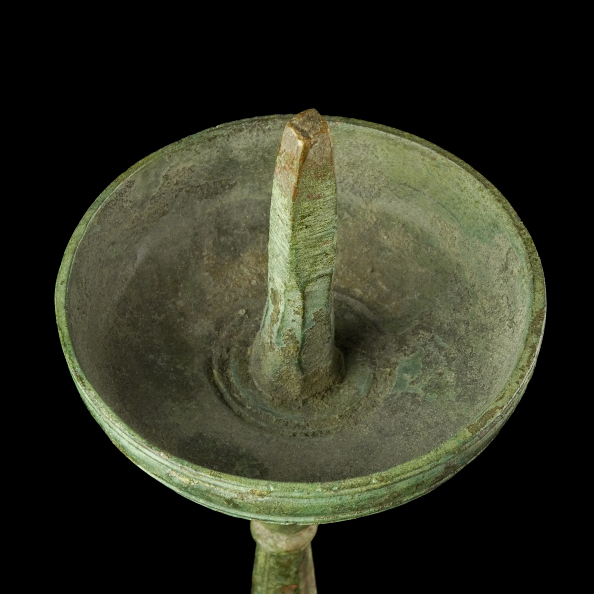 Late Roman to Early Byzantine Bronze Candlestick - Tripod
