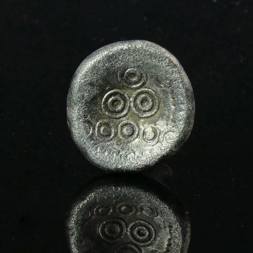 Lower Rhine, Batavi or Eburones, Electrum Rainbow Cup (Triquetrum Stater)