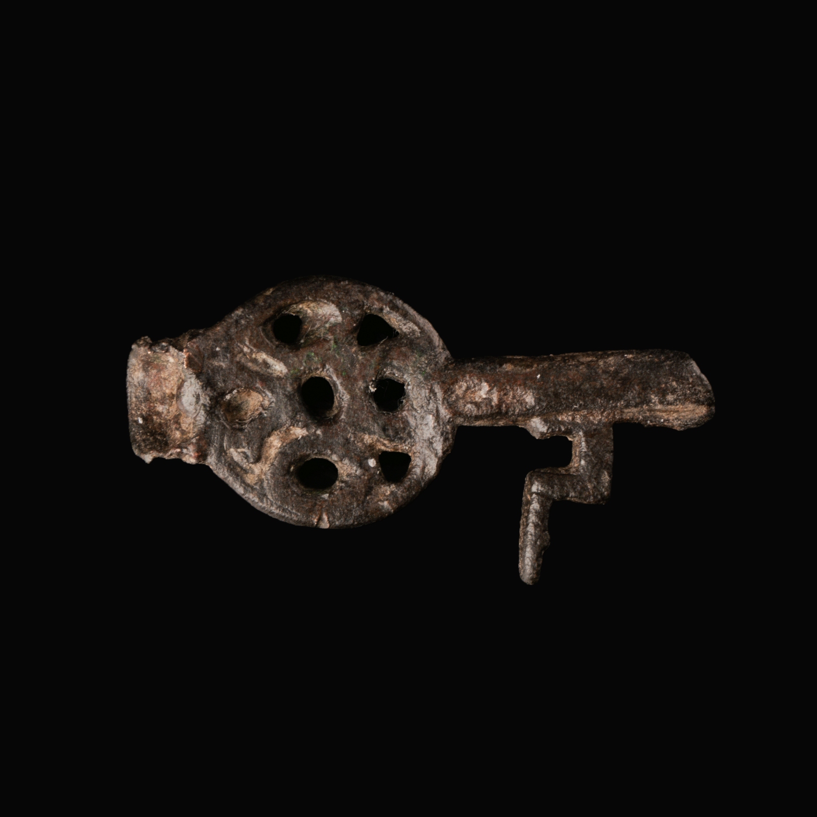 Medieval bronze key