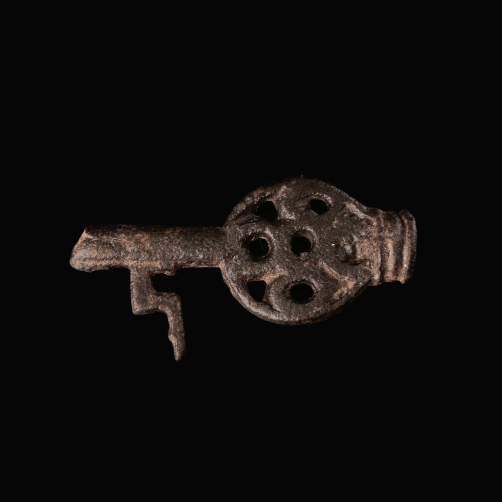 Medieval bronze key
