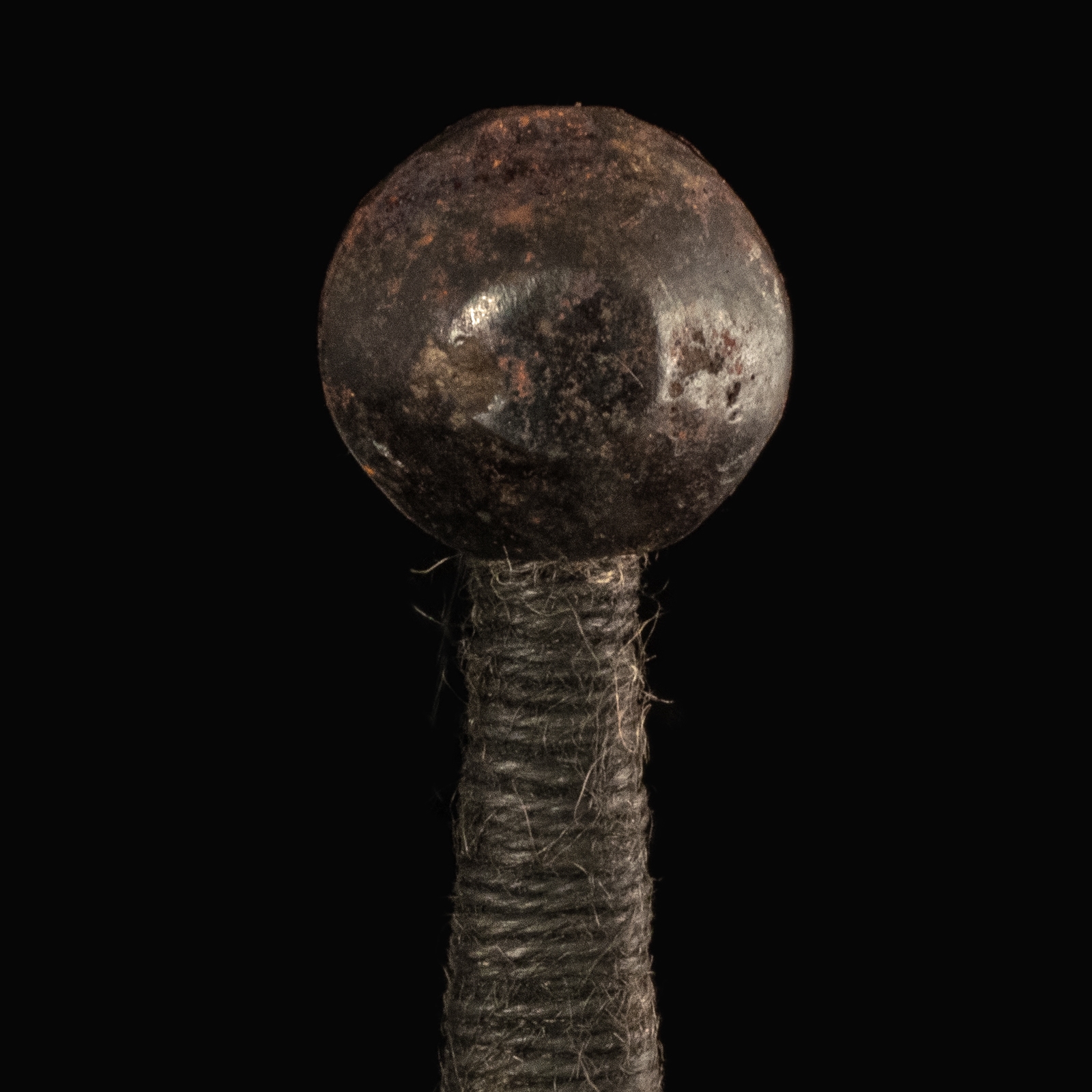 Medieval iron sword pommel, Oakeshott Type S