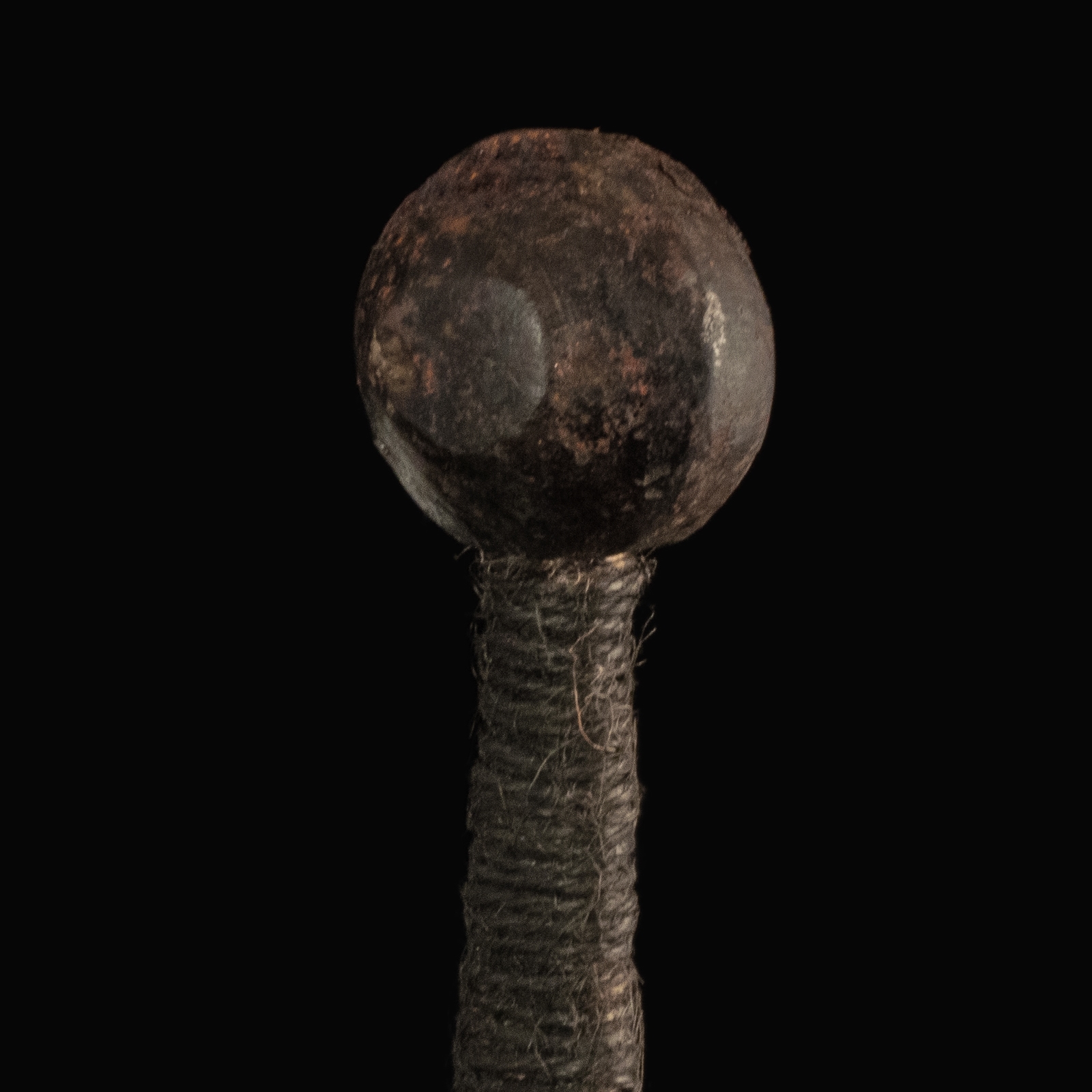 Medieval iron sword pommel, Oakeshott Type S