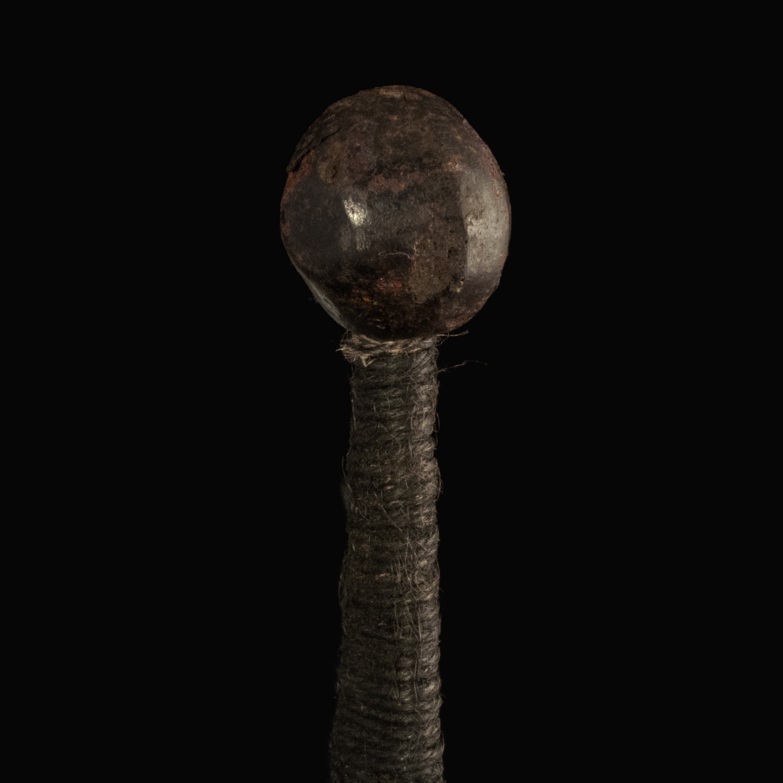Medieval iron sword pommel, Oakeshott Type S