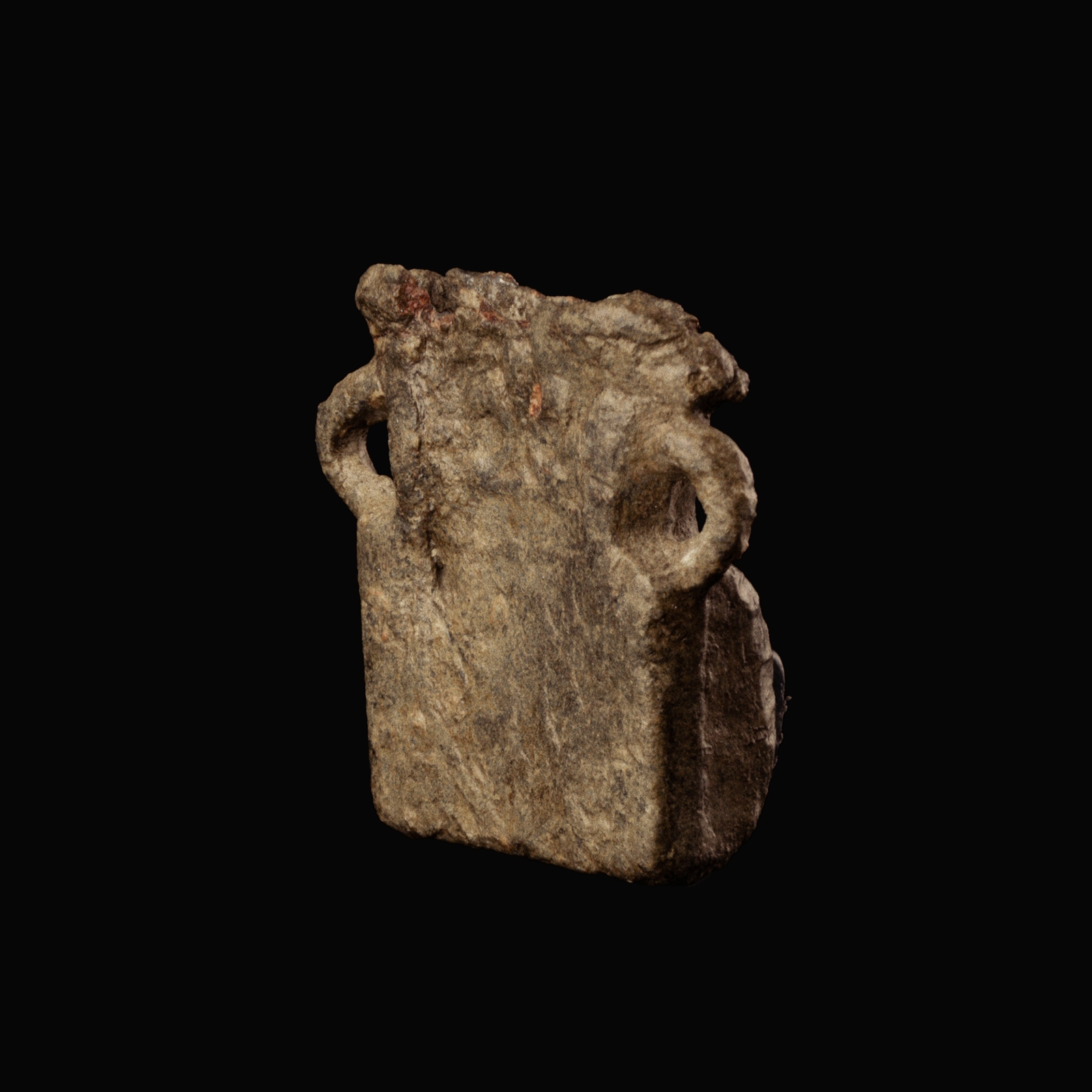 Medieval Lead Pilgrim's Ampulla with Fleur-de-Lis