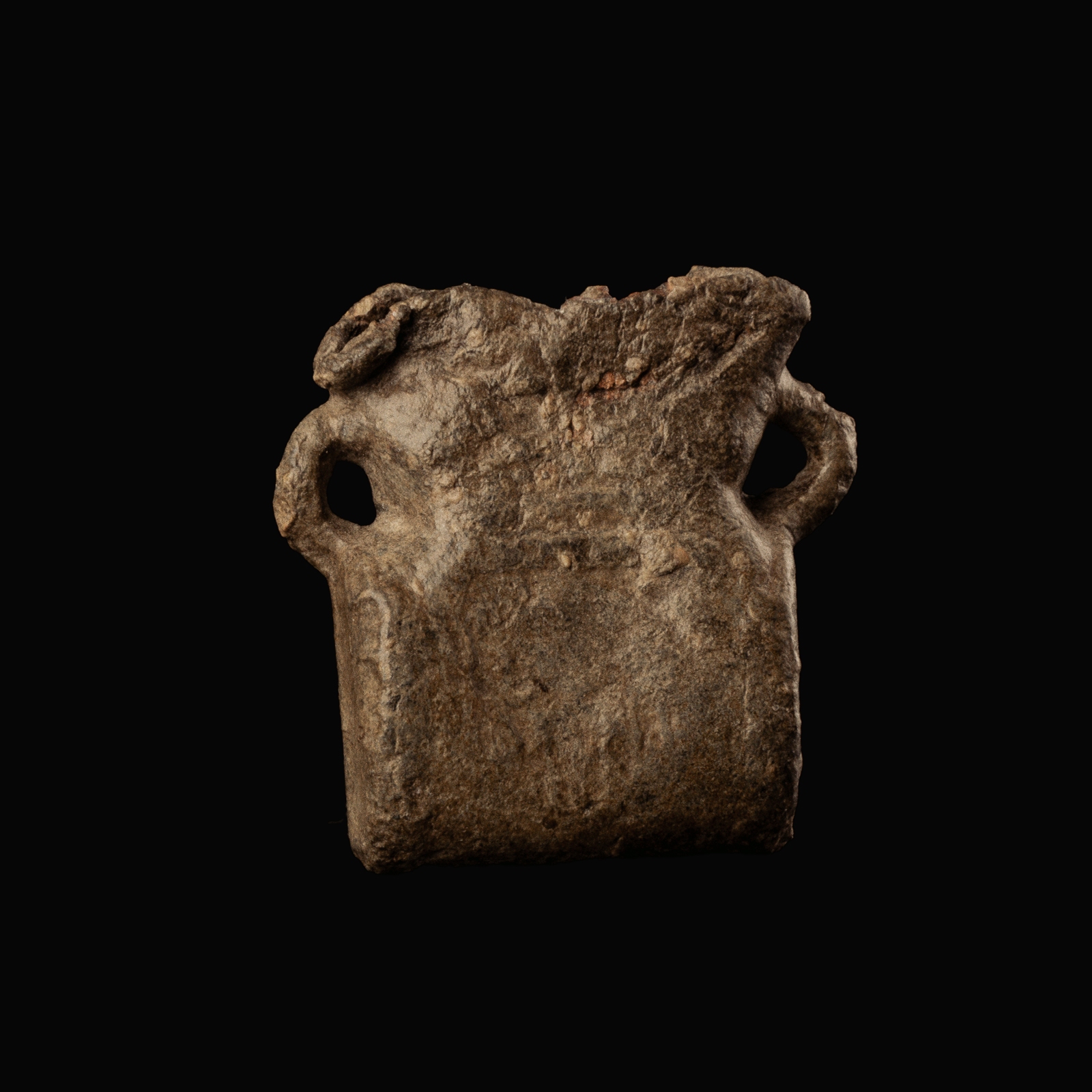 Medieval Lead Pilgrim's Ampulla with Fleur-de-Lis