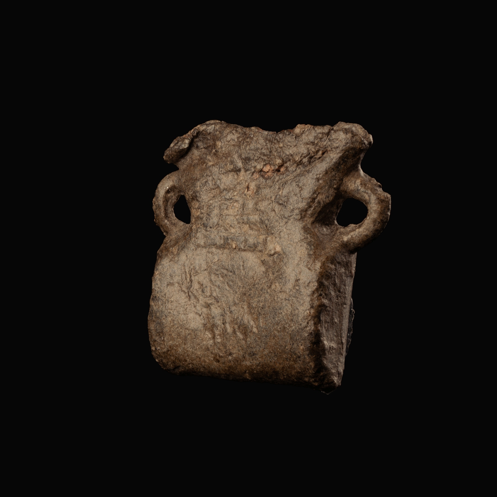 Medieval Lead Pilgrim's Ampulla with Fleur-de-Lis