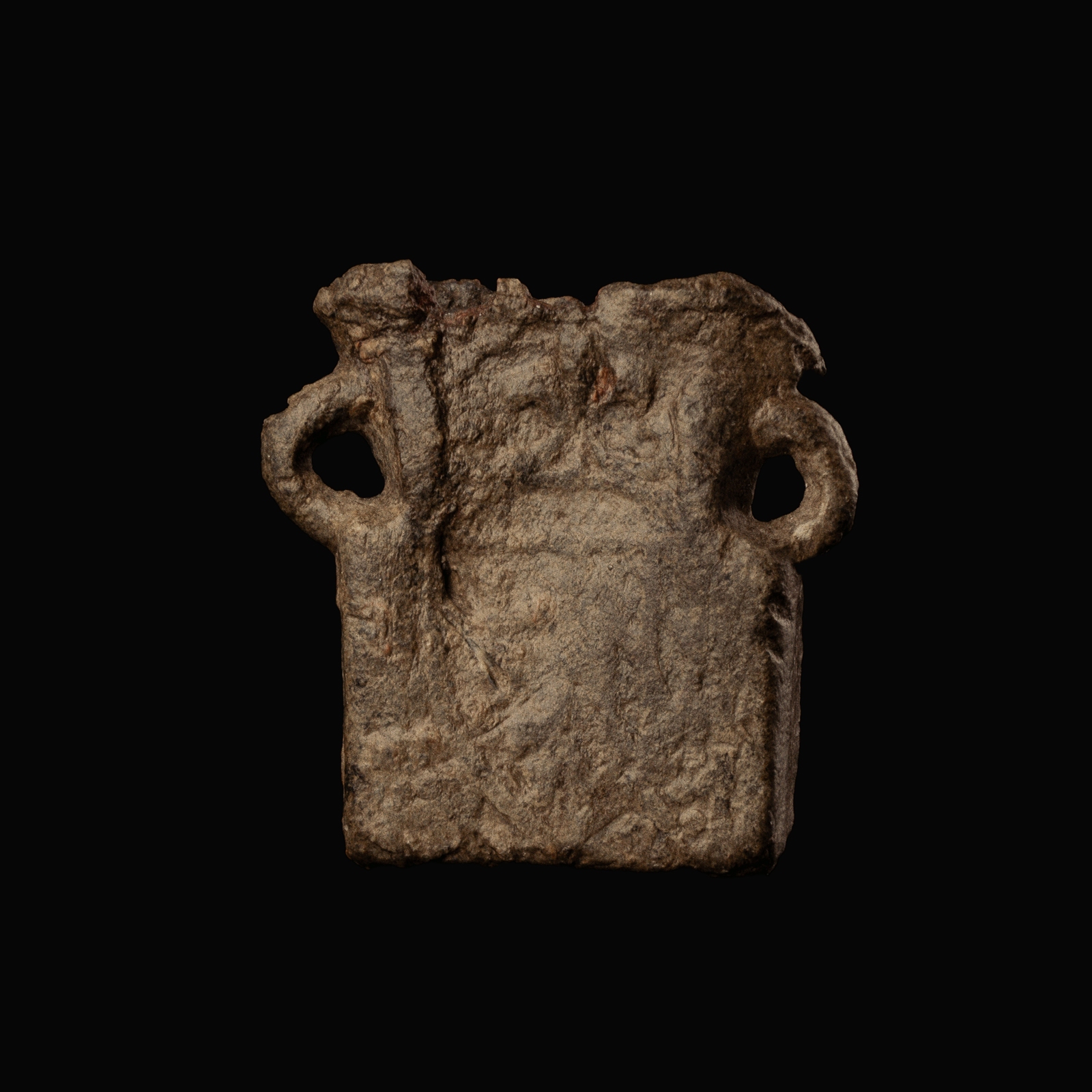 Medieval Lead Pilgrim's Ampulla with Fleur-de-Lis