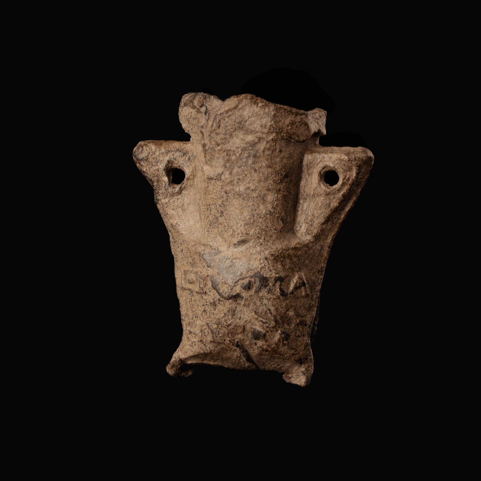 Medieval Lead Pilgrim's Ampulla with Inscription