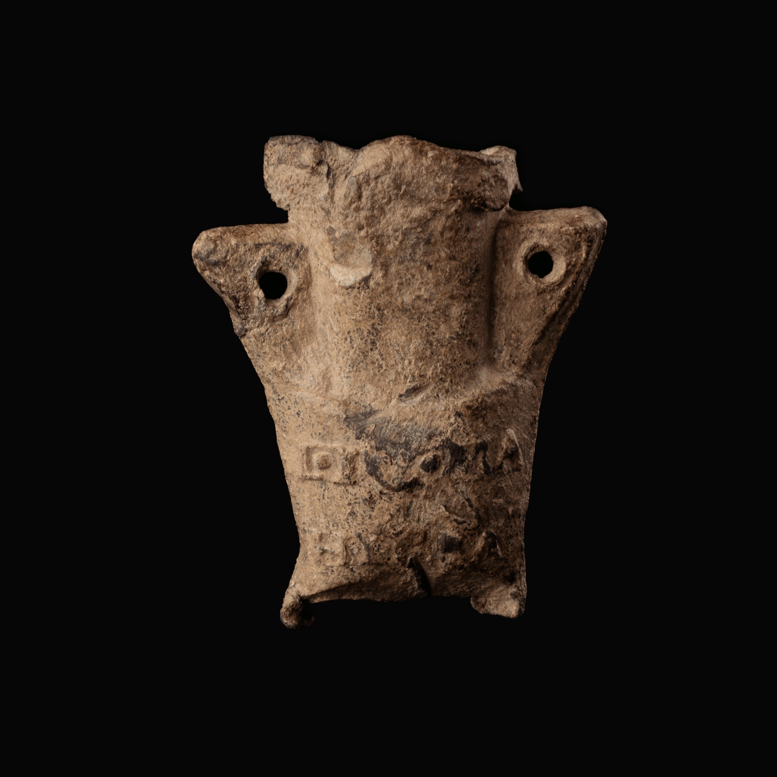 Medieval Lead Pilgrim's Ampulla with Inscription