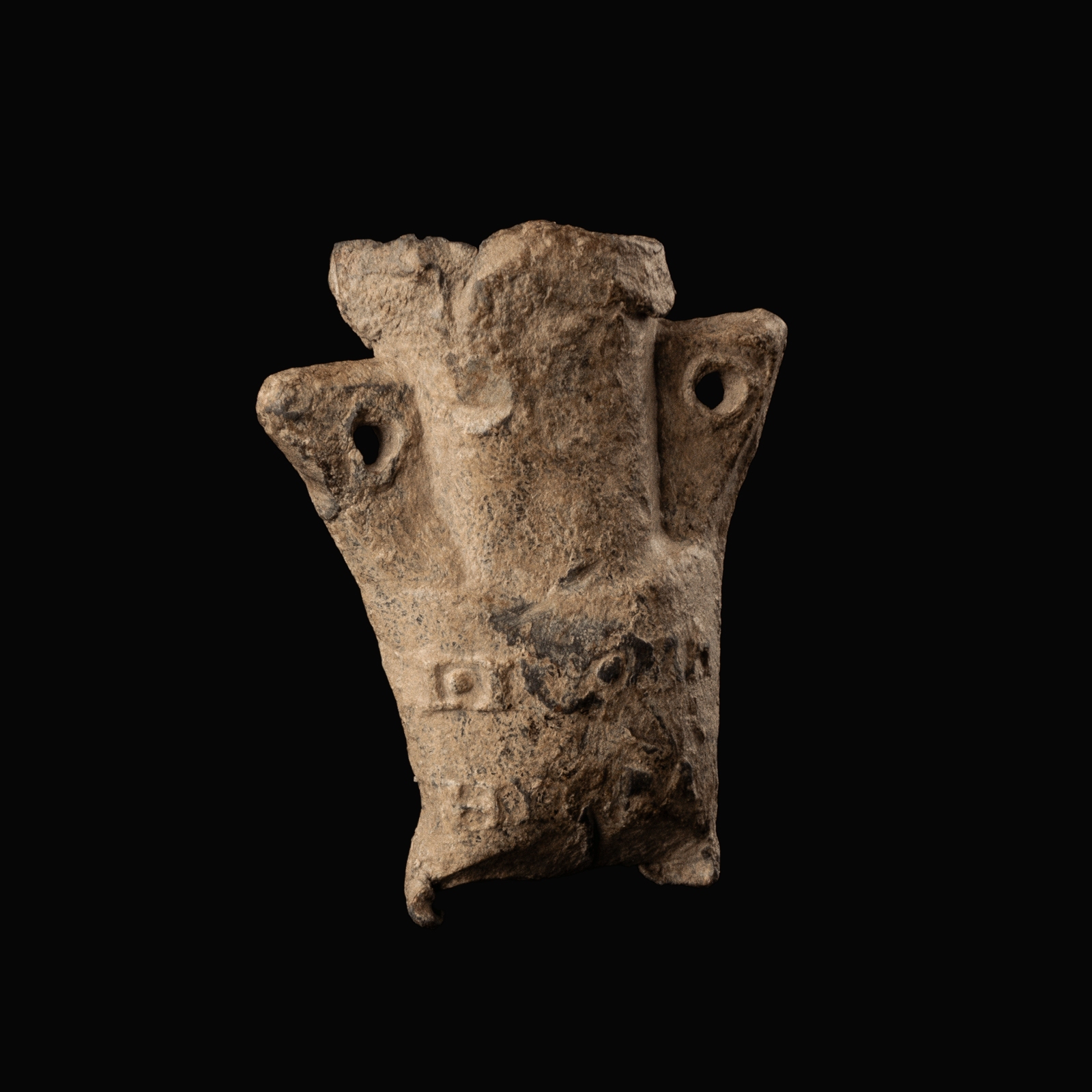 Medieval Lead Pilgrim's Ampulla with Inscription