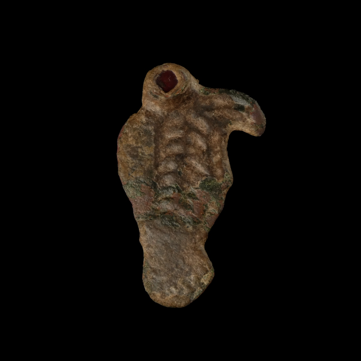Migration Period, Merovingian bronze Bird brooch