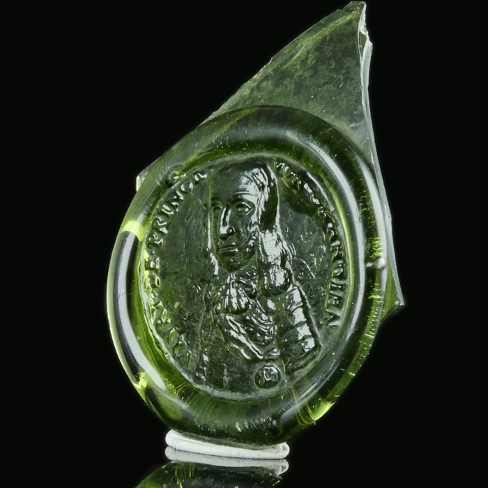 Netherlands, bottle seal with portrait of Prince of Orange