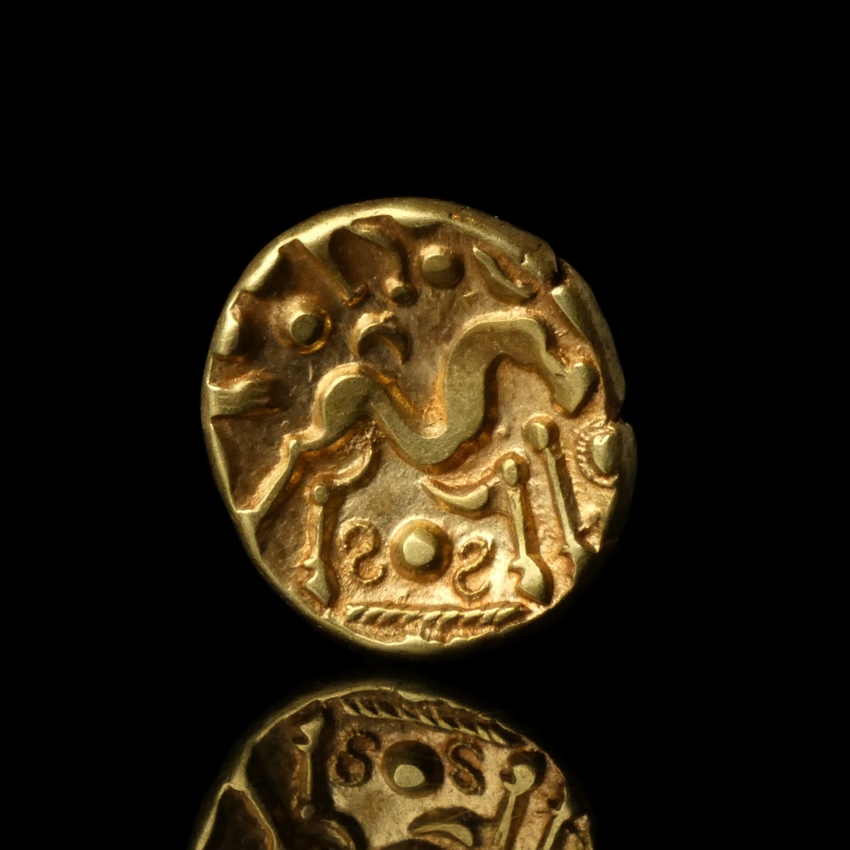 Northeast Gaul, Ambiani Gold Stater, 'Gallic War Issue'