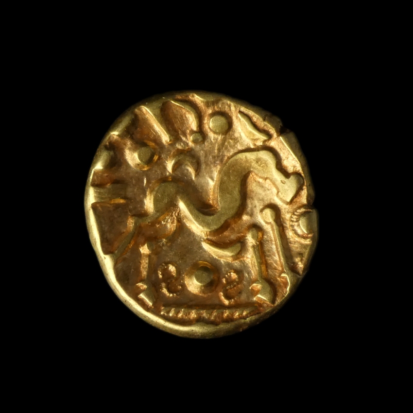 Northeast Gaul, Ambiani Gold Stater, 'Gallic War Issue'