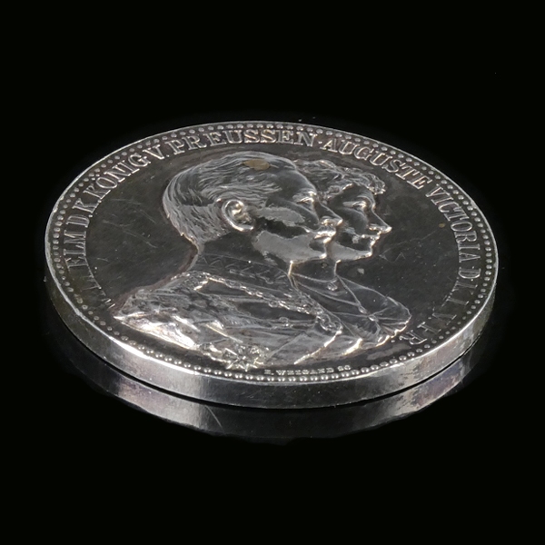 Prussia, Wilhelm II (1888-1918), silver medal anniversary