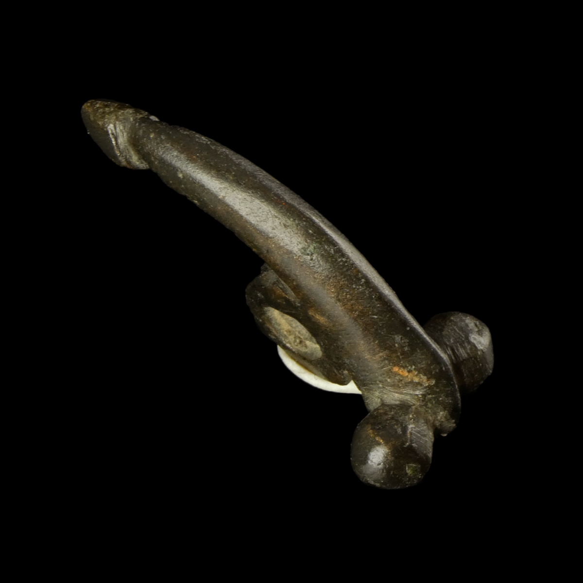 Roman bronze phallus amulet pendant (fascinum)