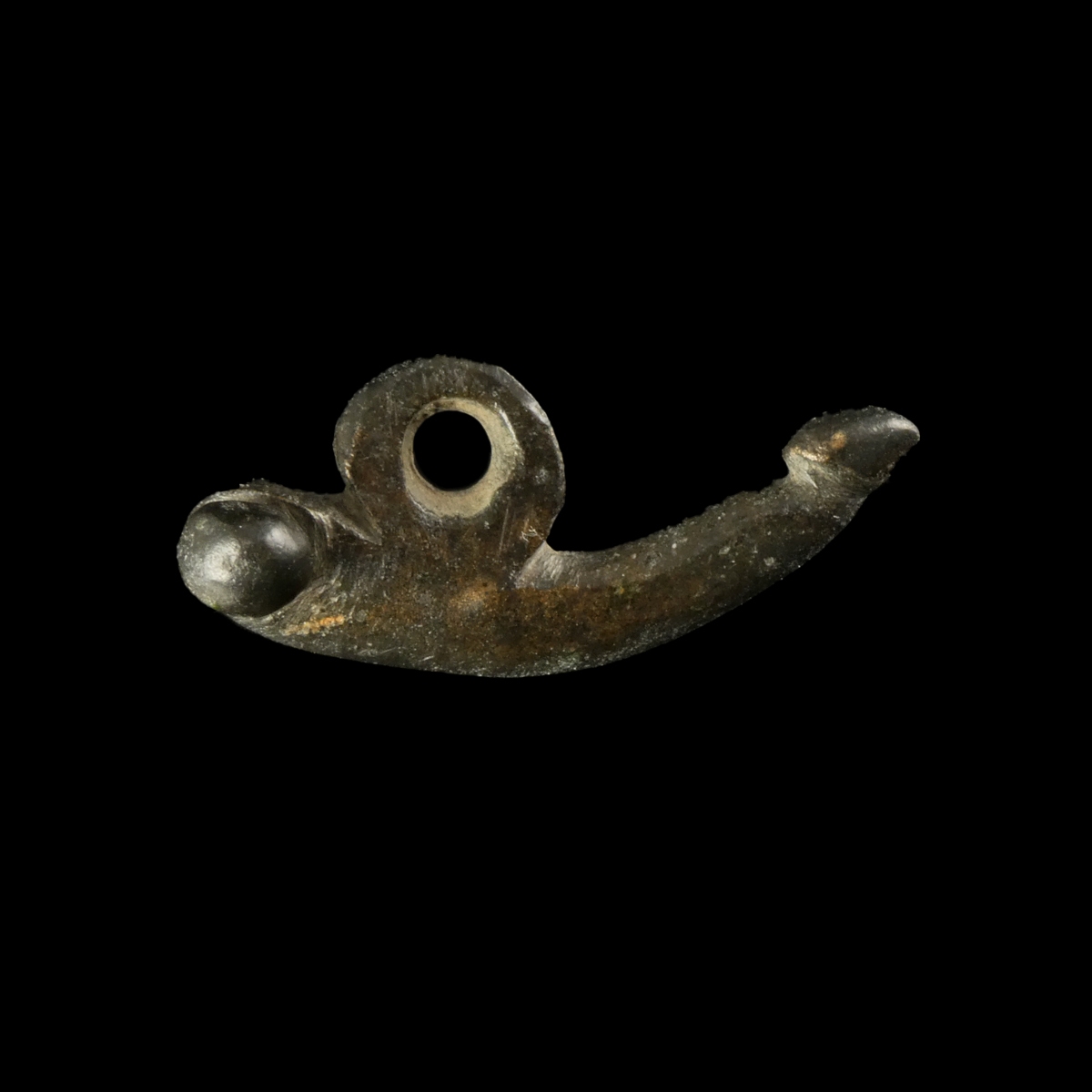 Roman bronze phallus amulet pendant (fascinum)