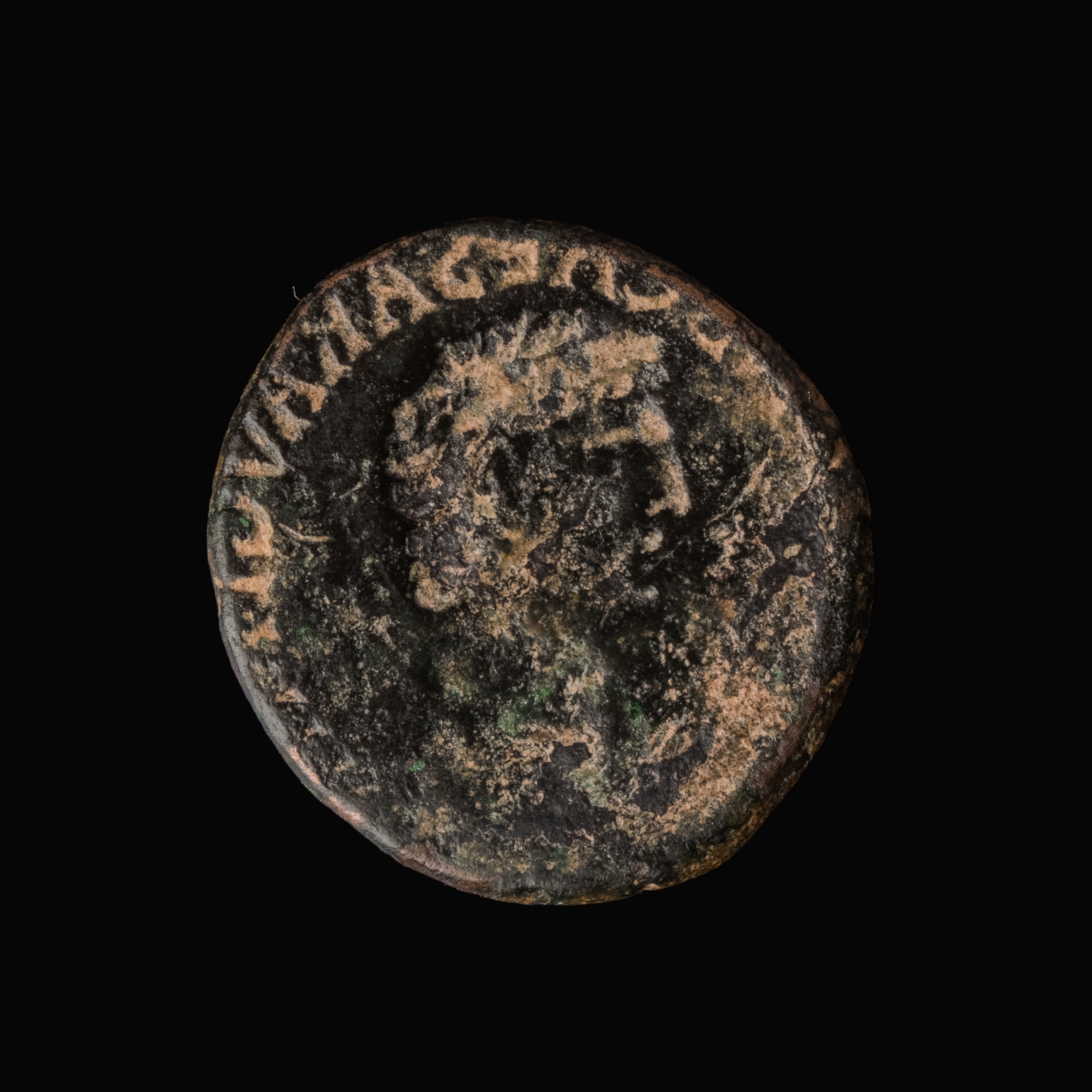 Roman Empire, Claudius (41-54 AD), Æ Dupondius, Incusum