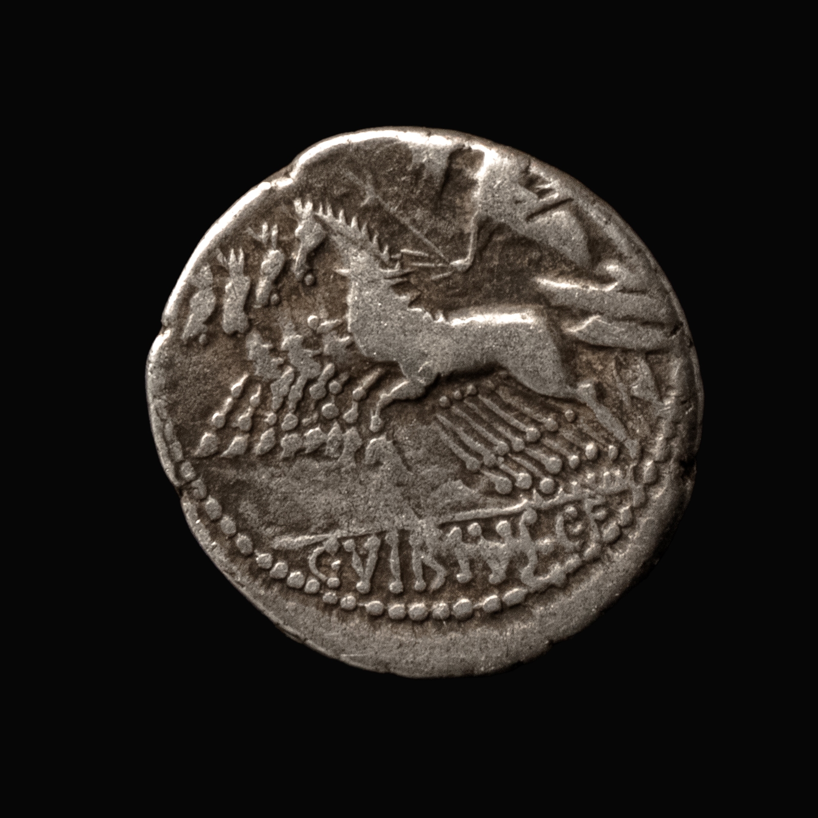 Roman Republic, C Vibius Cf Pansa, AR Denarius