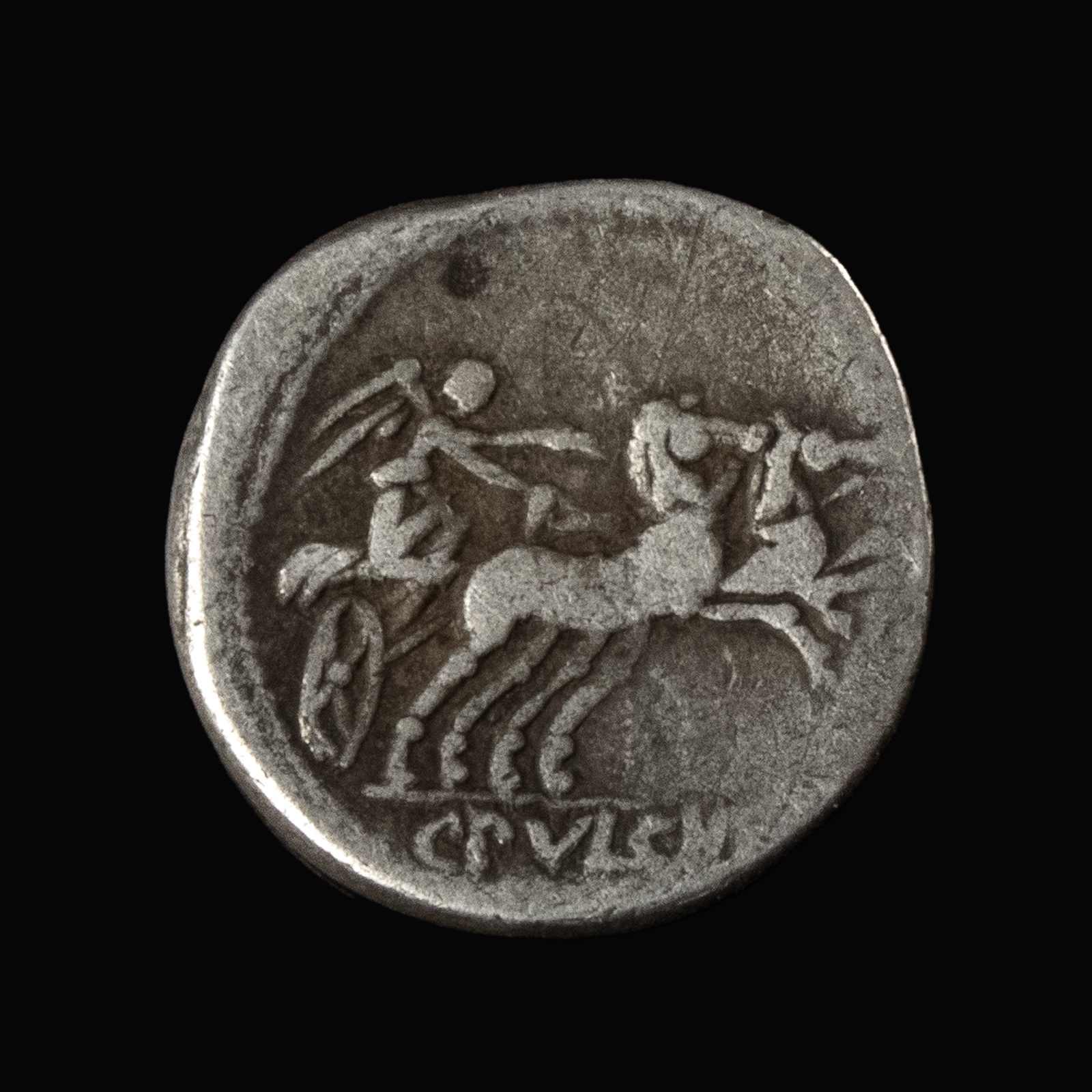 Roman Republic, C. Claudius Pulcher, AR Denarius