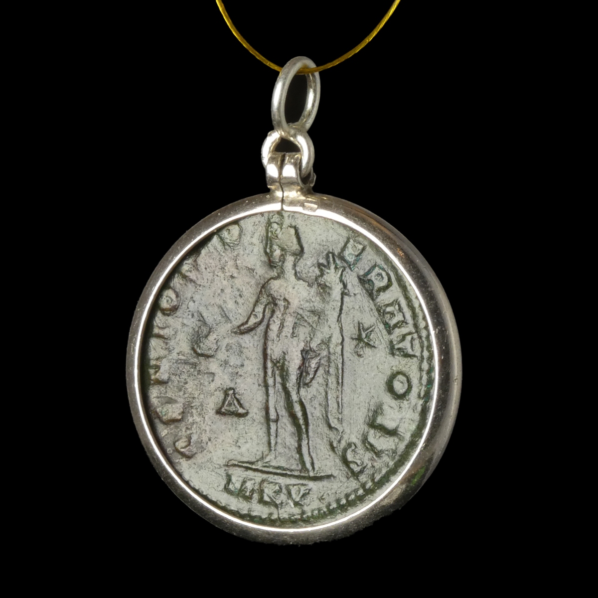 Silver Pendant with Roman Coin of Licinius I - Cyzicus Mint