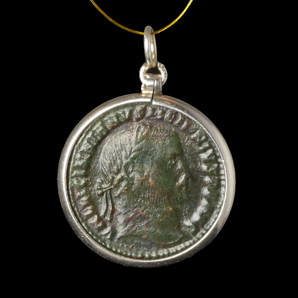 Silver Pendant with Roman Coin of Licinius I - Cyzicus Mint