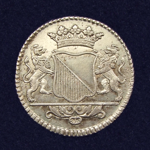 Utrecht, duit 1739, afslag in zilver