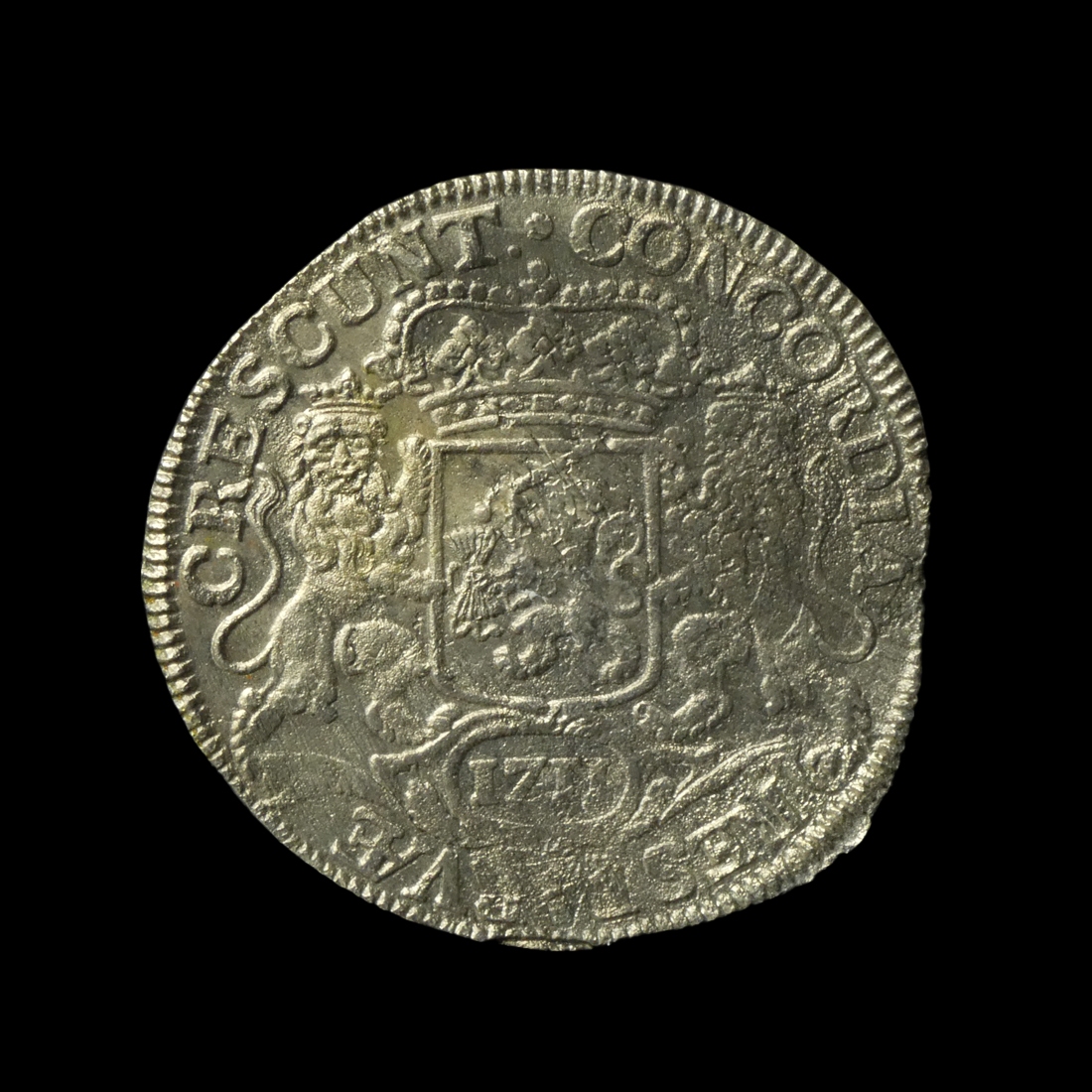 Utrecht, zilveren rijder (Ducaton) 1711