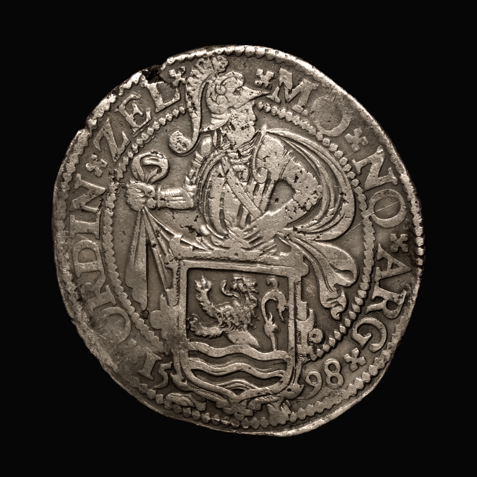 Zeeland, Leeuwendaalder 1598, Middelburg