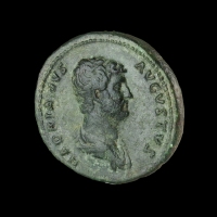 Roman Empire, Hadrian (117-138 AD), Æ As or Dupondius