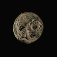Danubian Celts, Pannonia, Æ Tetradrachm, 'Kugelwange' Type