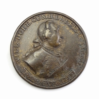 England, Jacobite medal, Duke of Cumberland, Carlisle