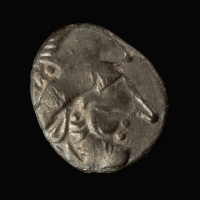 Danubian Celts, Pannonia, AR Tetradrachm, 'Kugelwange' Type