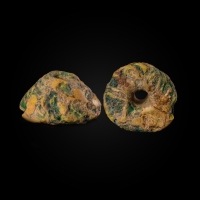 Phoenician glass spindle whorl, rare