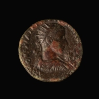 Roman Provincial, Gordian III and Abgar X Phraates, Æ23