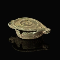 Ancient Roman bronze seal box