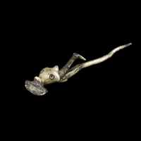 Roman silver hairpin with Dolphin