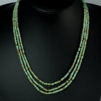 Necklace with ancient Egyptian semi-precious turquoise beads