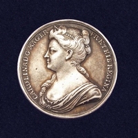 England, AR Coronation medal of Queen Caroline