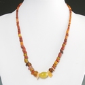 Necklace with Egyptian and Roman glass and stone beads