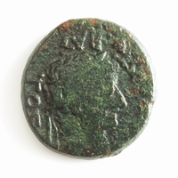 Roman Provincial, Macedon Thessalonika, Tiberius & Livia Æ21