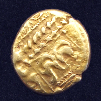 Celtic gold stater, Whaddon Chase type from the Trinovantes tribe