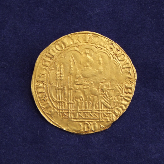 "Gouden Schild", struck under Philip the Good as regent (1425-1428), Holland