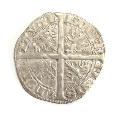 Hainaut, Double groat, stuck under William the Mad (1356-1389)