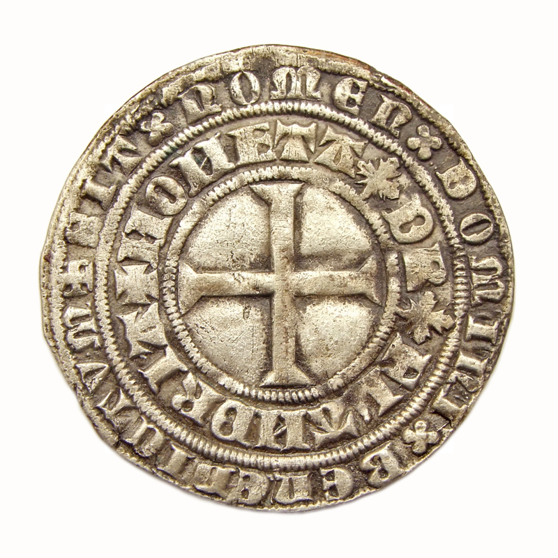 Vlaanderen, dubbele groot 'Leliaard', struck under Philip the Bold