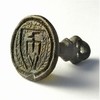 Midieval bronze seal with merchant's mark