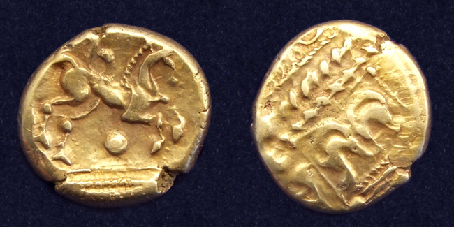 Gold stater, Whaddon Chase type of the Trinovantes