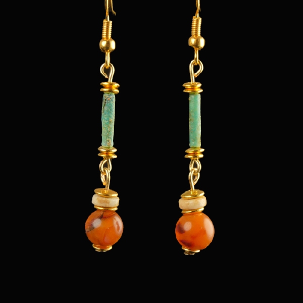Egyptian Bead Earrings